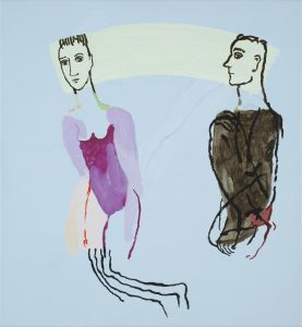 Grønn kommunikasjon, 2011, 40 x 37 cm, akryl