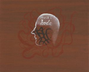 Hvitt hode, 2003, 22 x 27 cm, akryl og olje
