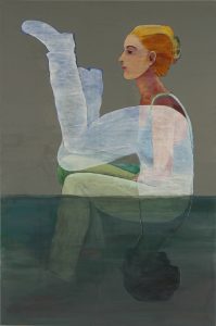 Replikk, 2006, 150 x 70 cm, akryl og olje