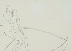 Ukjent tittel, 1981, 30 x 42 cm, tegning