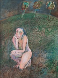 Ukjent tittel, 1977, 40 x 30 cm, akvarell